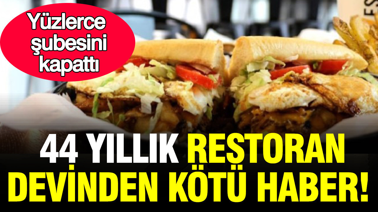 44 yillik restoran zinciri kuculmeye direnemedi yuzlerce subesini kapatti AhaGJCli