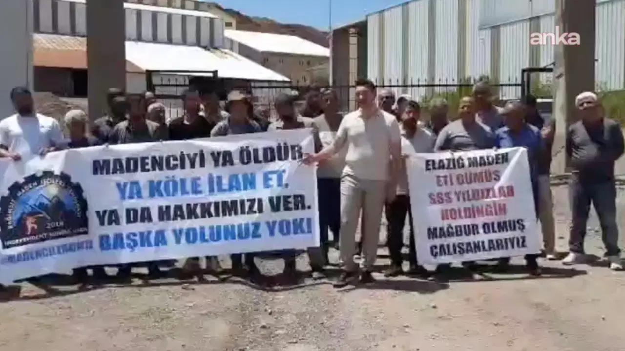 Elazığ Maden’deki işçilerin eylemi 2. gününde: Hakkımızı alamazsak 24 Temmuz’da Ankara’ya yürüyeceğiz Img